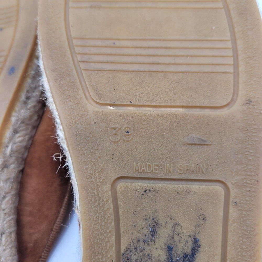 Kanna Brown Suede Mules with Gold Accents - Picture 8 of 9